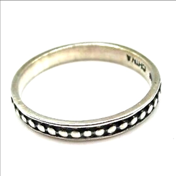 Silpada Other - Silpada 925 Stackable Ball Accent Ring 8
